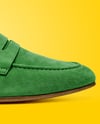 Suede Loafer Mockup