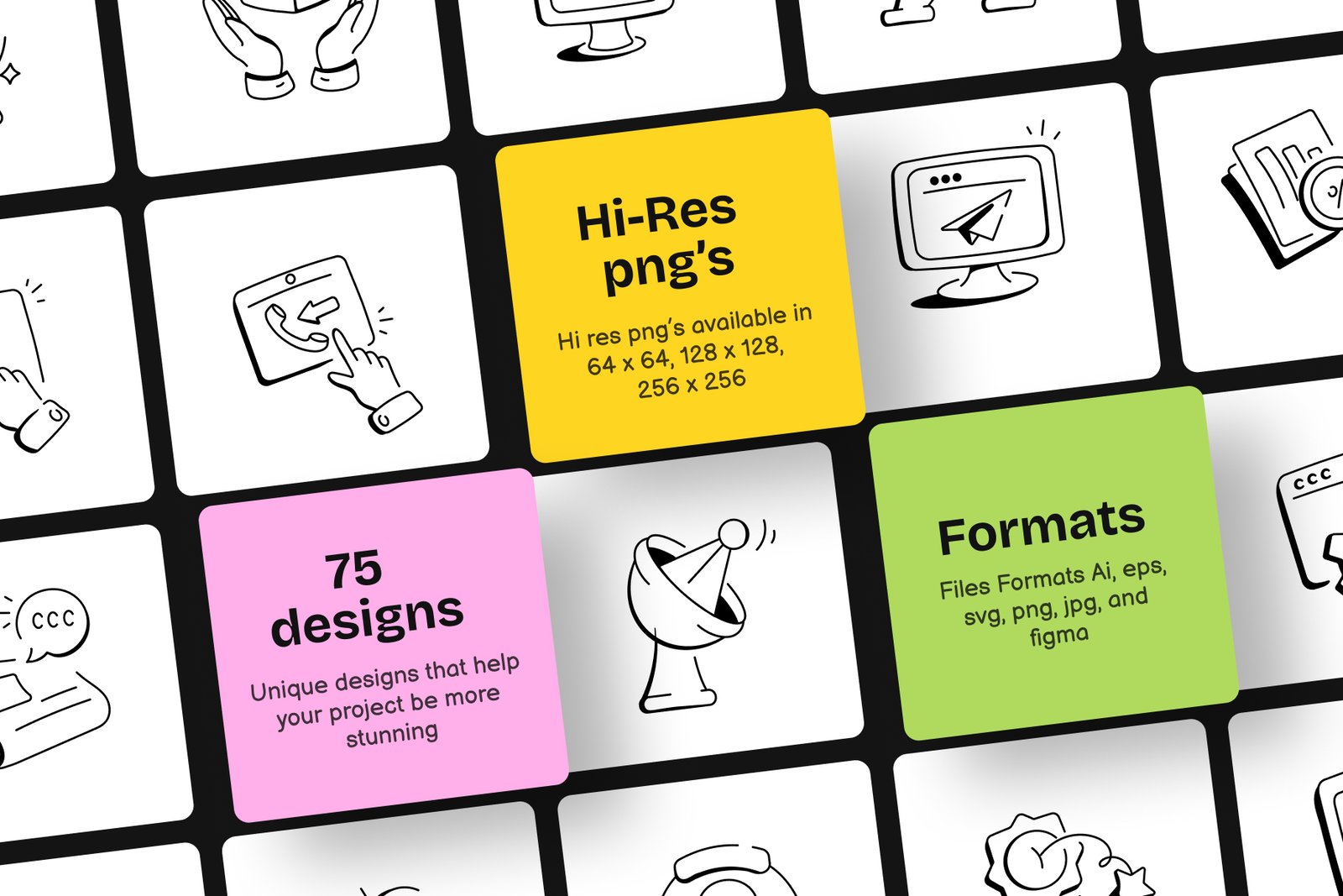 Marketing and Communication Icons