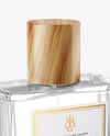 Clear Glass Perfume Bottle Mockup