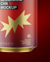 250ml Matte Aluminium Drink Can Mockup