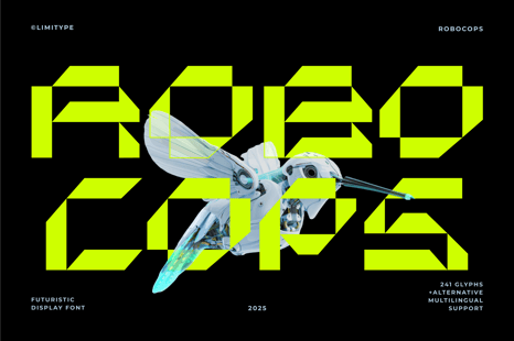 Robocops - Futuristic Font - Modern modern font