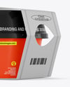 Glossy Plastic Container With Label Mockup