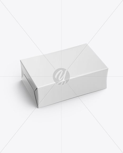 Paper Soap Bar Mockup - Half Side View
