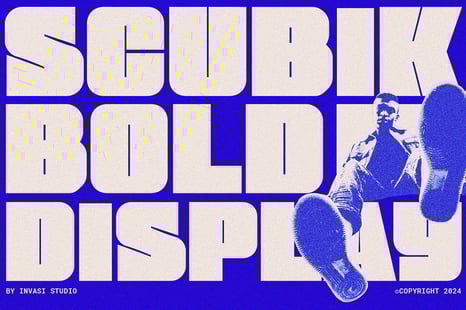 Scubik - Bold Modular Font