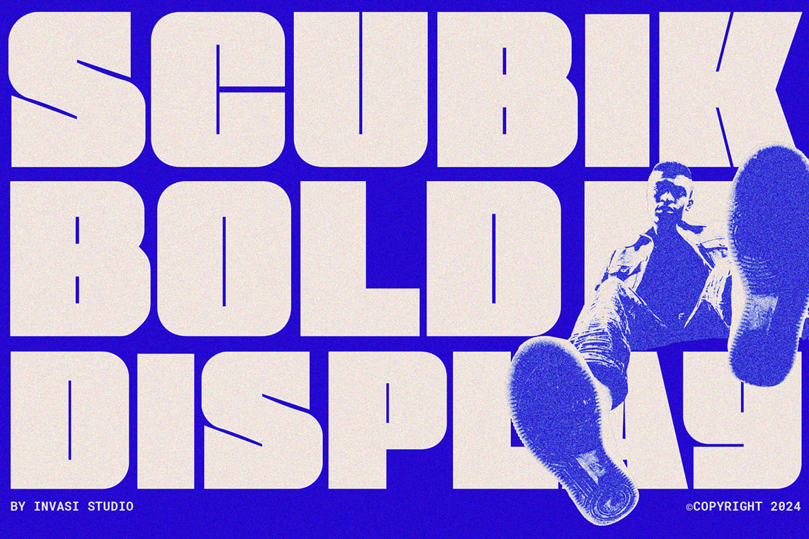 Scubik - Bold Modular Font
