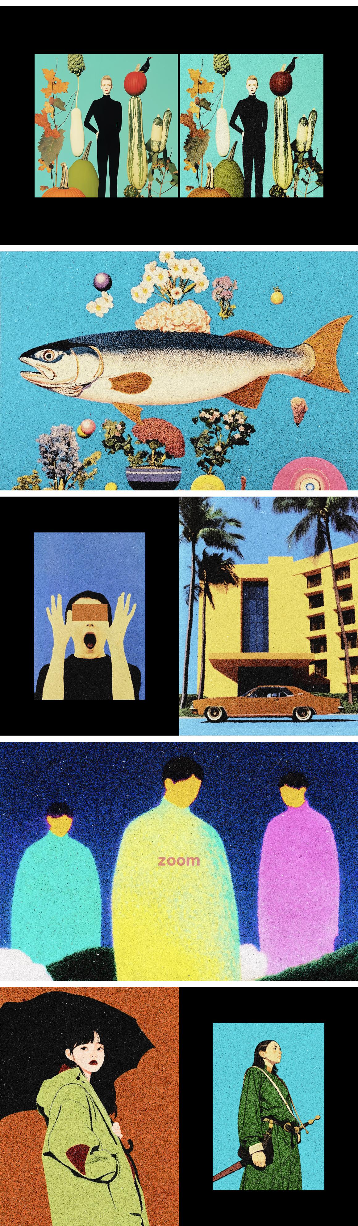 Grain Print Effect