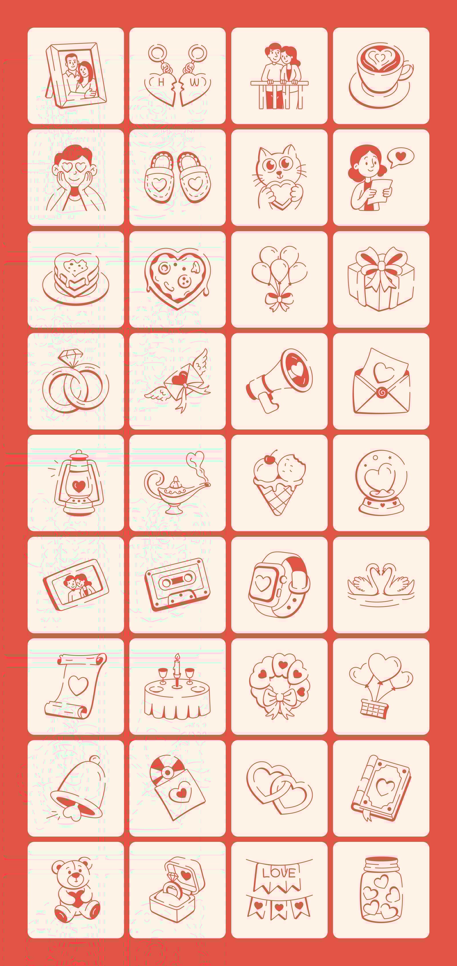 Love Doodles Set
