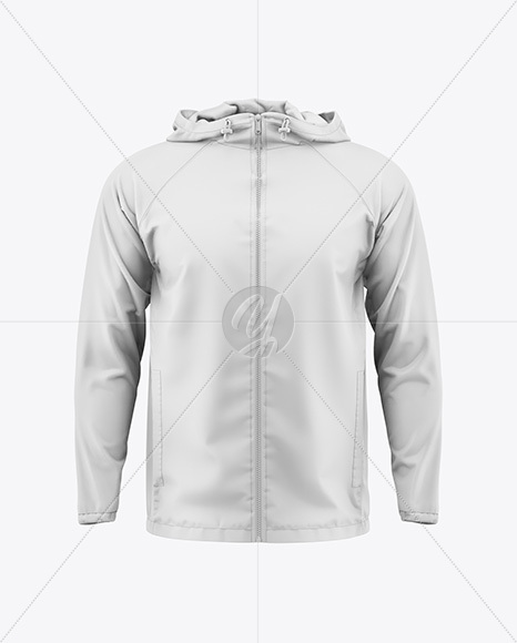 Men's Windbreaker Jacket Mockup