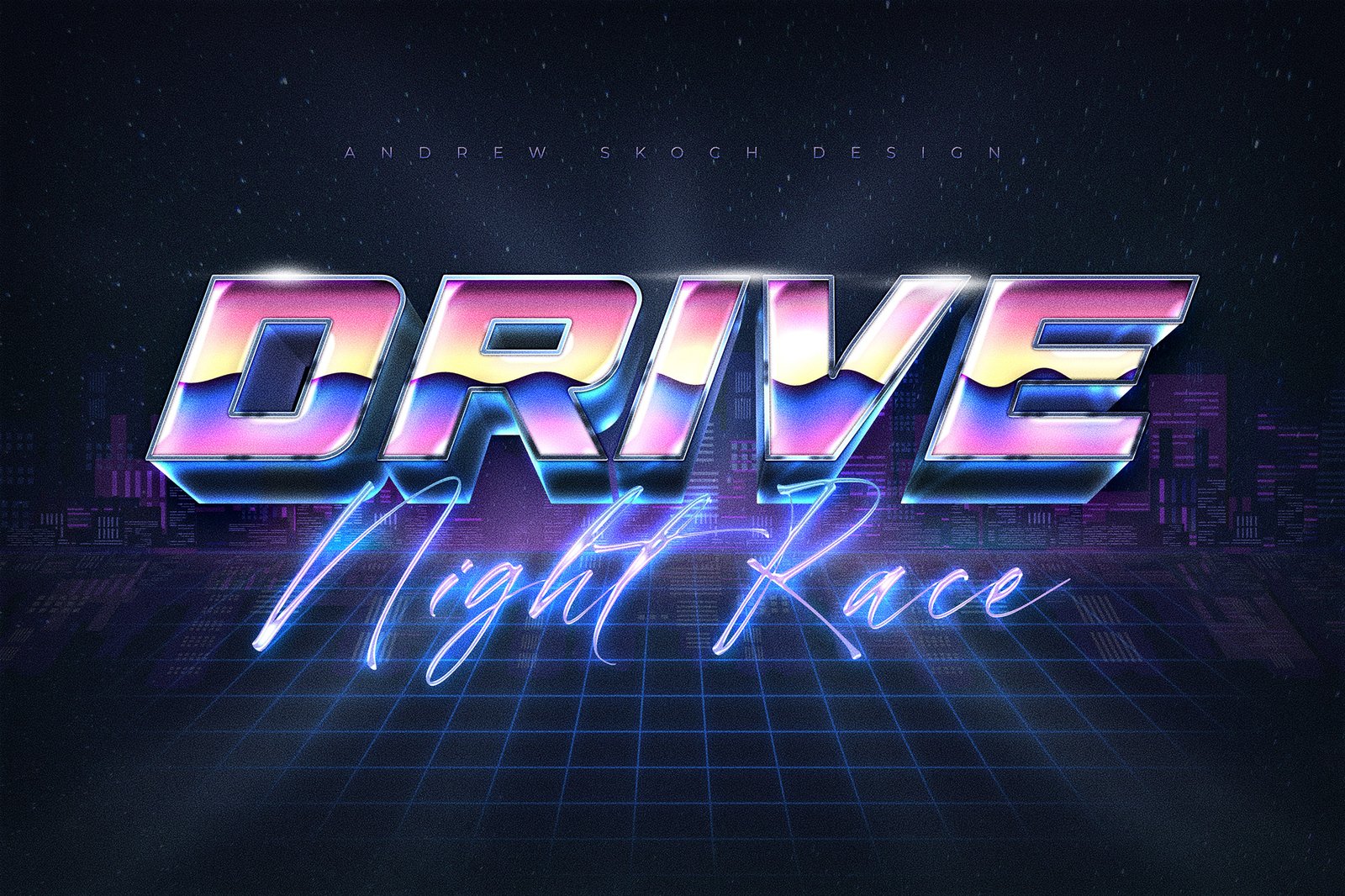 80s Text Effects