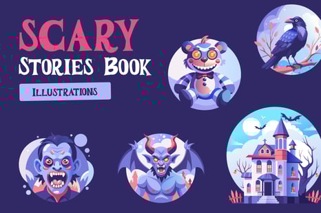 scary stories book illustrations
