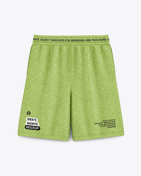Heather Shorts Mockup - Mockups