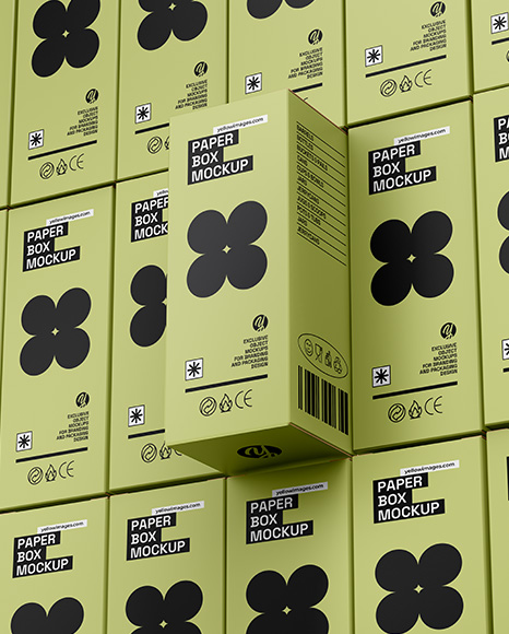 Paper Boxes Mockup