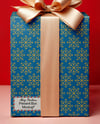 Gift Box with Gold Bow Mockup