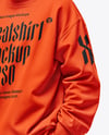Elderly Black Man Wearing Oversize Sweatshirt and Sweatpants Mockup