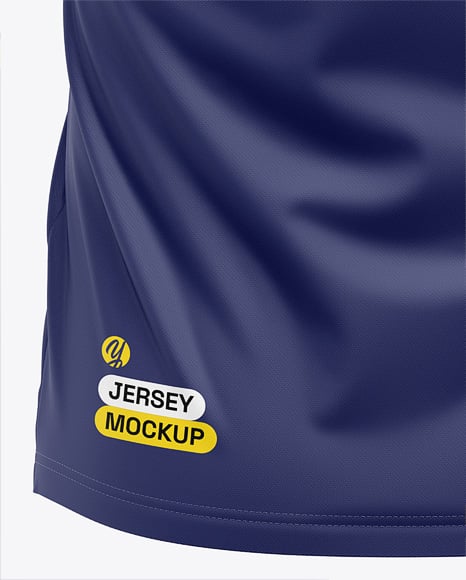 Men's V-Neck Jersey Mockup