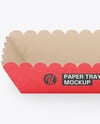 Kraft Paper Tray Mockup