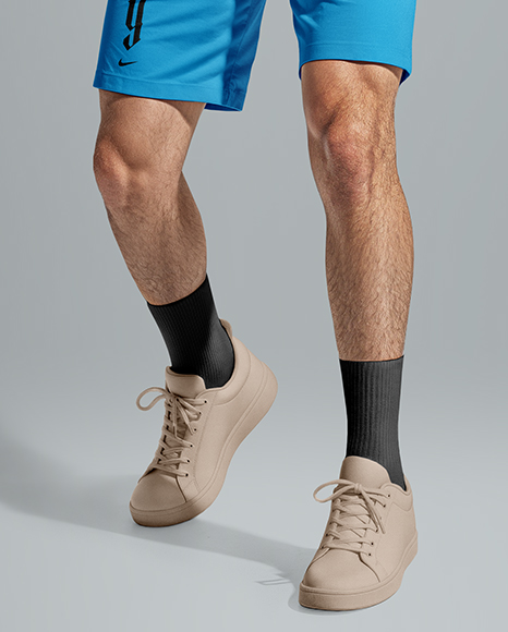 Man Wearing Tennis Uniform Mockup