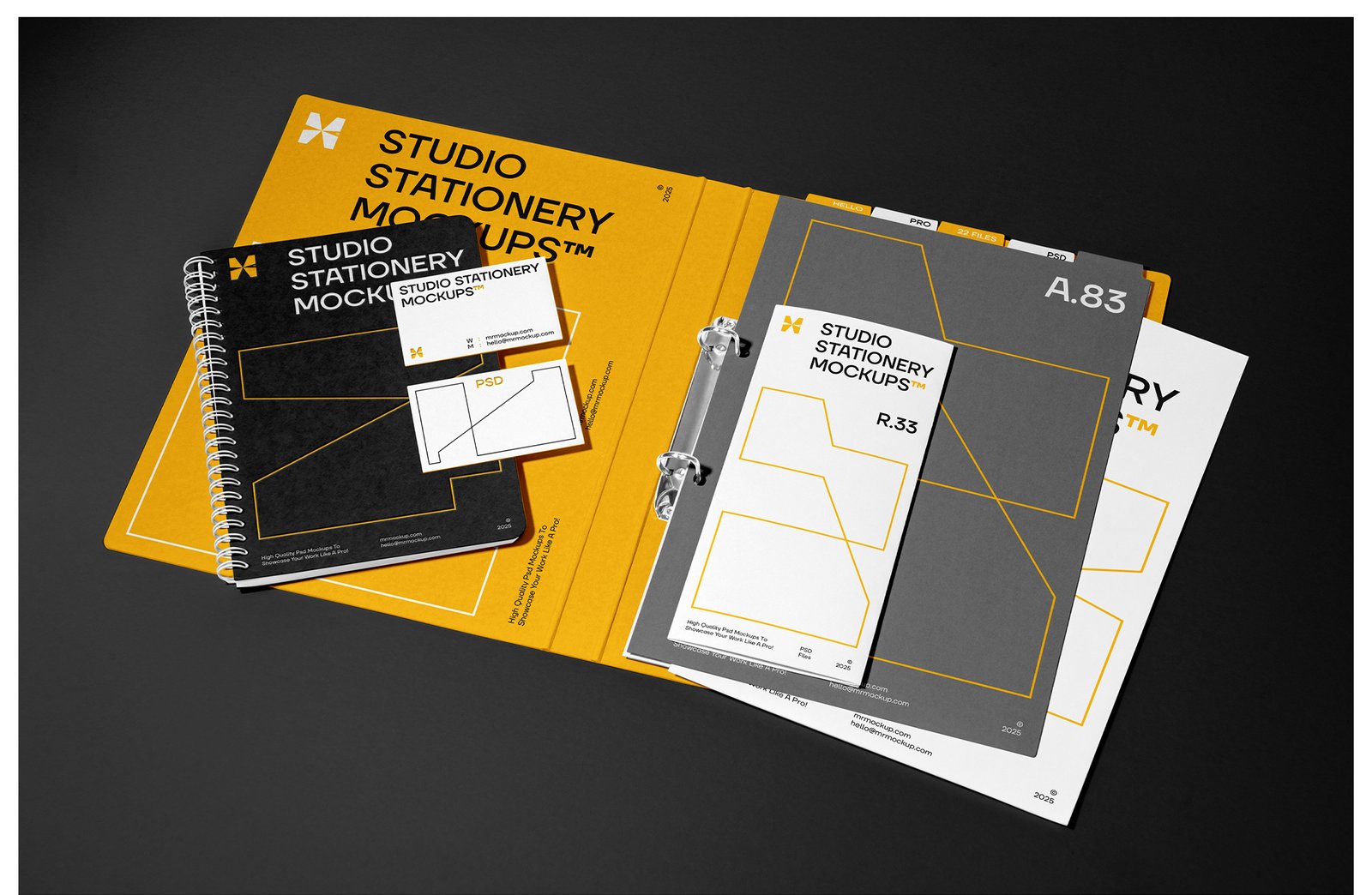 Studio Stationery Mockups