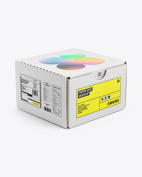Cardboard Box Mockup