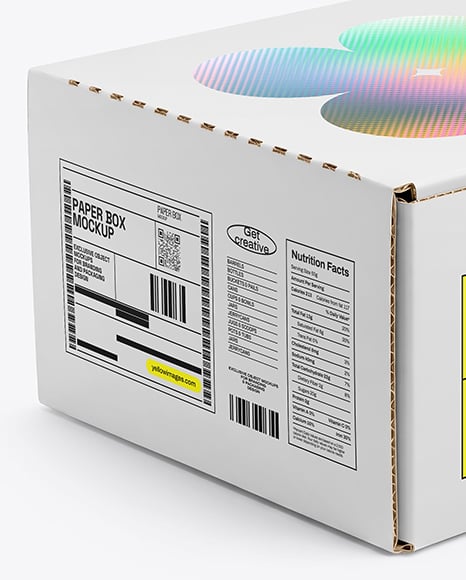 Cardboard Box Mockup
