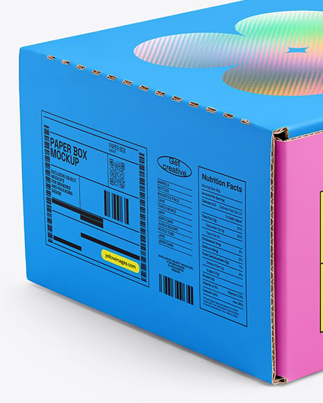 Cardboard Box Mockup