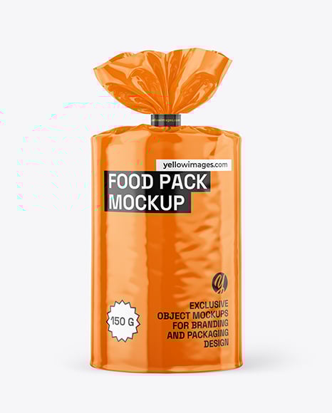 Glossy Package Mockup - Cereal box mockup
