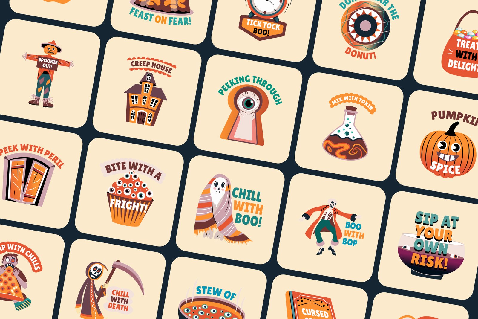 Halloween Stickers Collection