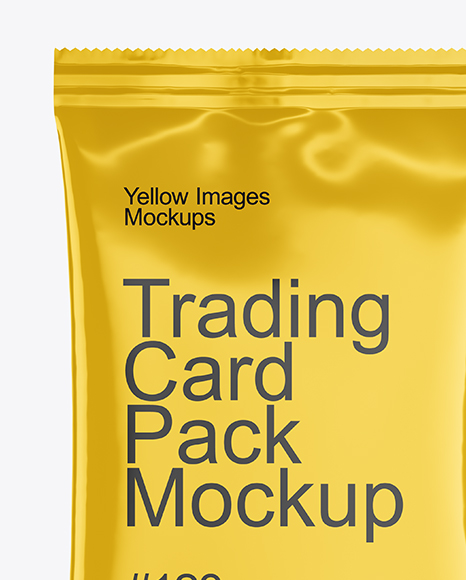 Glossy Trading Card Pack Mockup