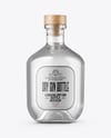 Glass Dry Gin Bottle Mockup