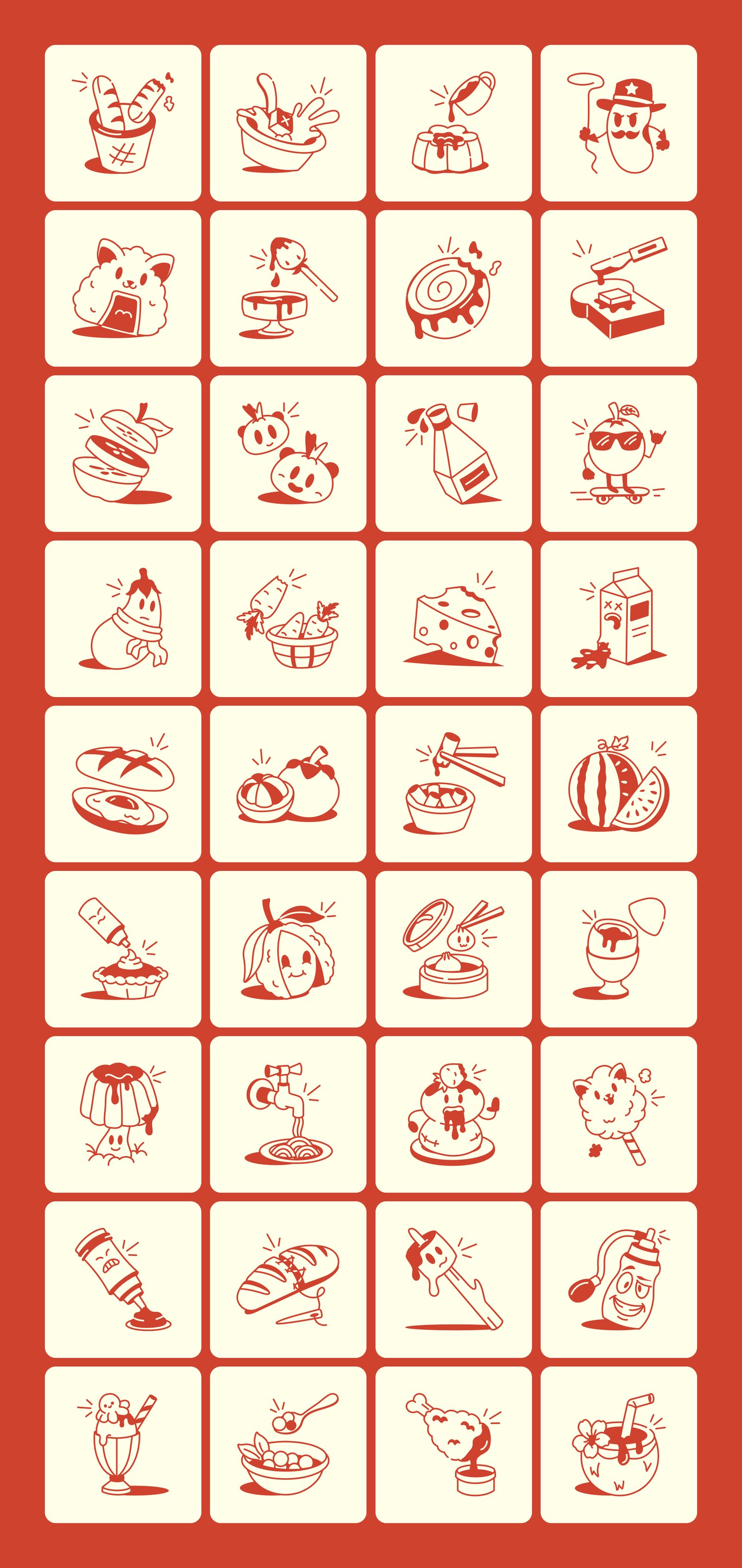 Food Doodles Icon