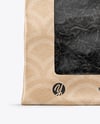 Kraft Pouch w/ Dry Black Tea Mockup