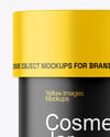 Matte Cosmetic Jar Mockup