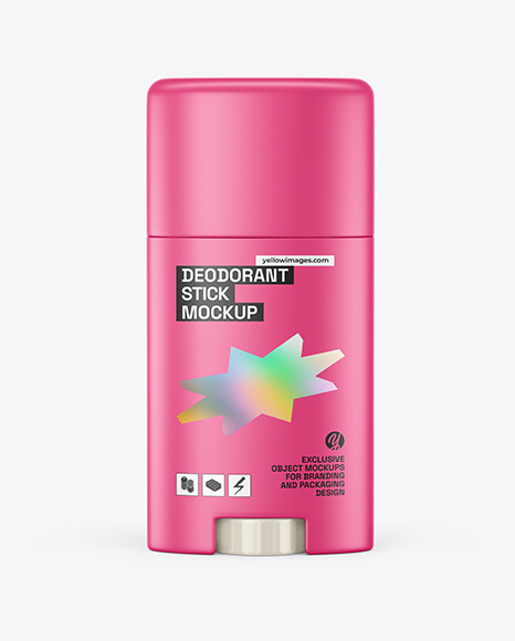 Matte Deodorant Stick Mockup