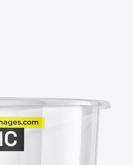 Clear Plastic Cup Mockup