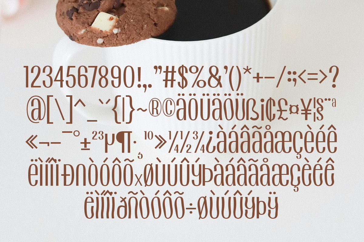 Echolette Breeze - Playful Condensed Display Font