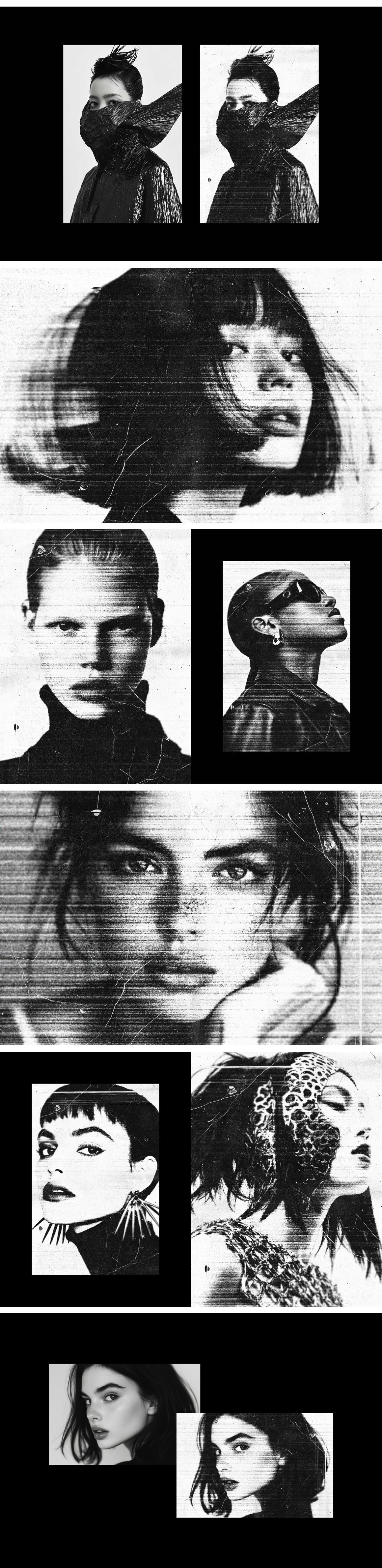 Smudged Bad Copier Photo Effect