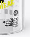 Clear Plastic Tube with Cookies Mockup