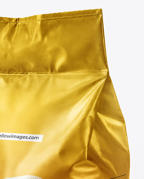 Metallic Bag with Handle Mockup