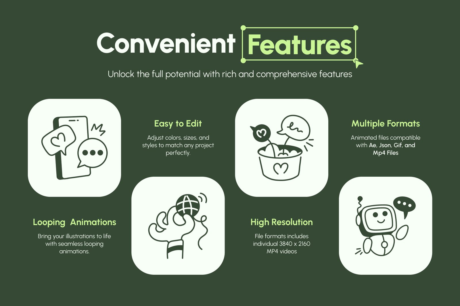 Communication Animated Icons