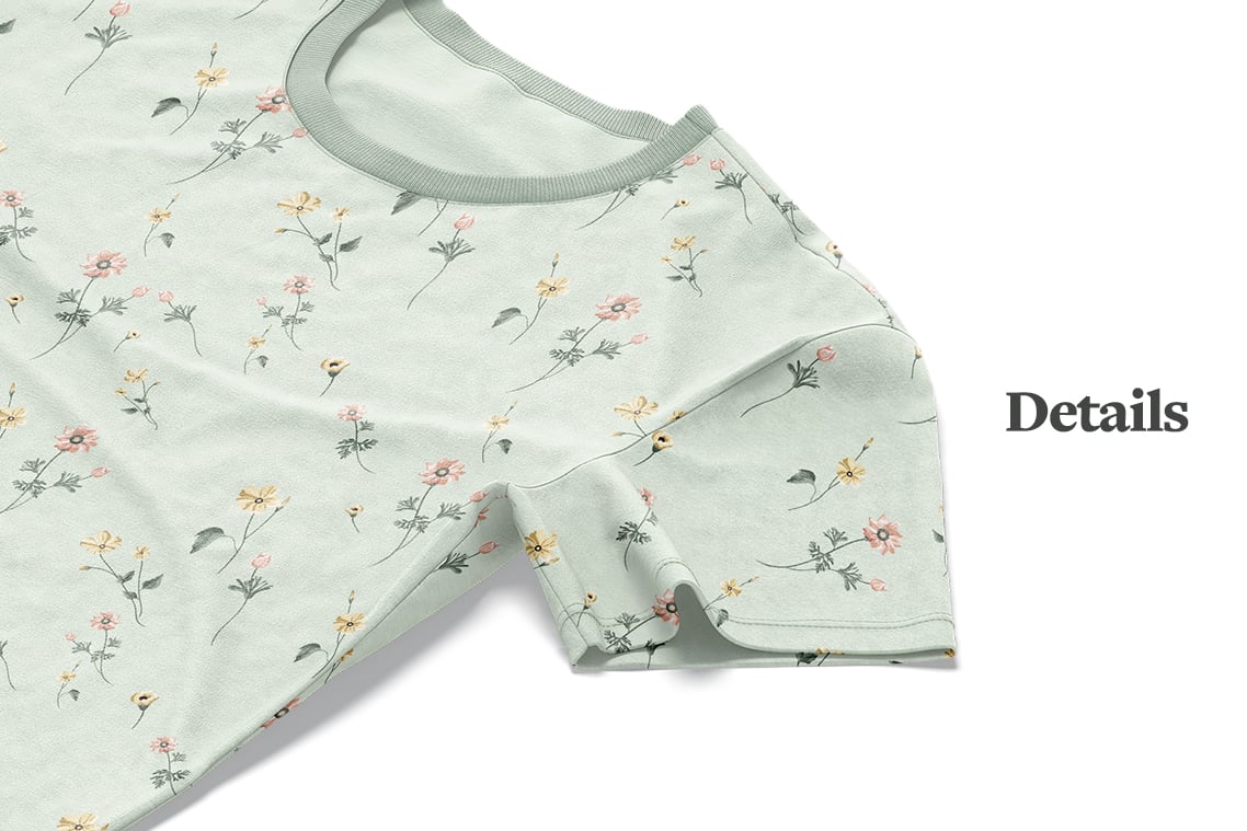 Crumpled T-Shirt Mockup