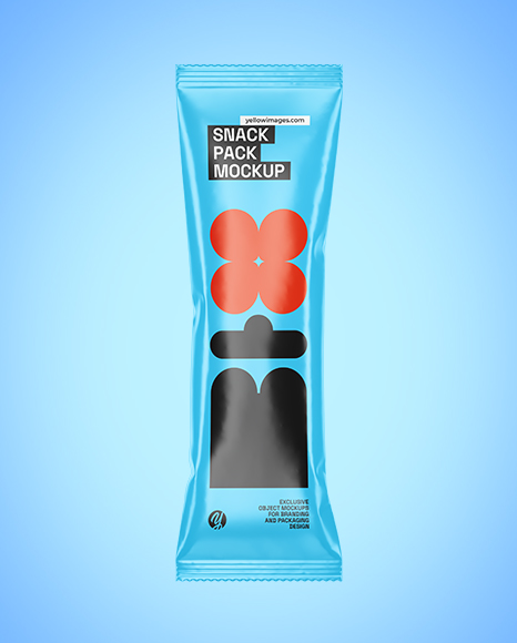 Glossy Snack Pack Mockup