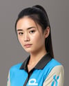 Asian Woman Wearing Table Tennis Uniform Mockup