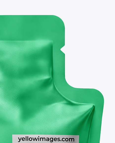 Metallic Sachet Mockup