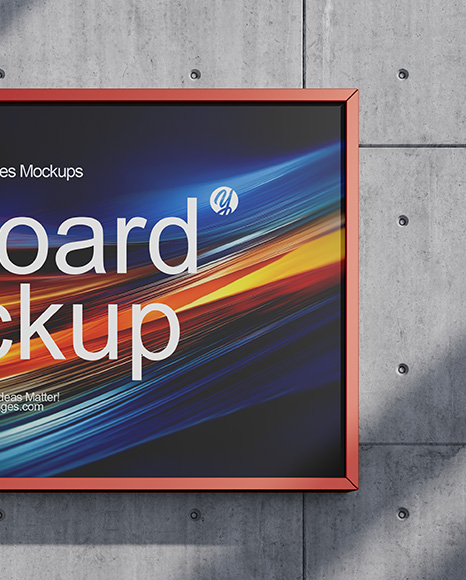 Billboard on the City Street Mockup