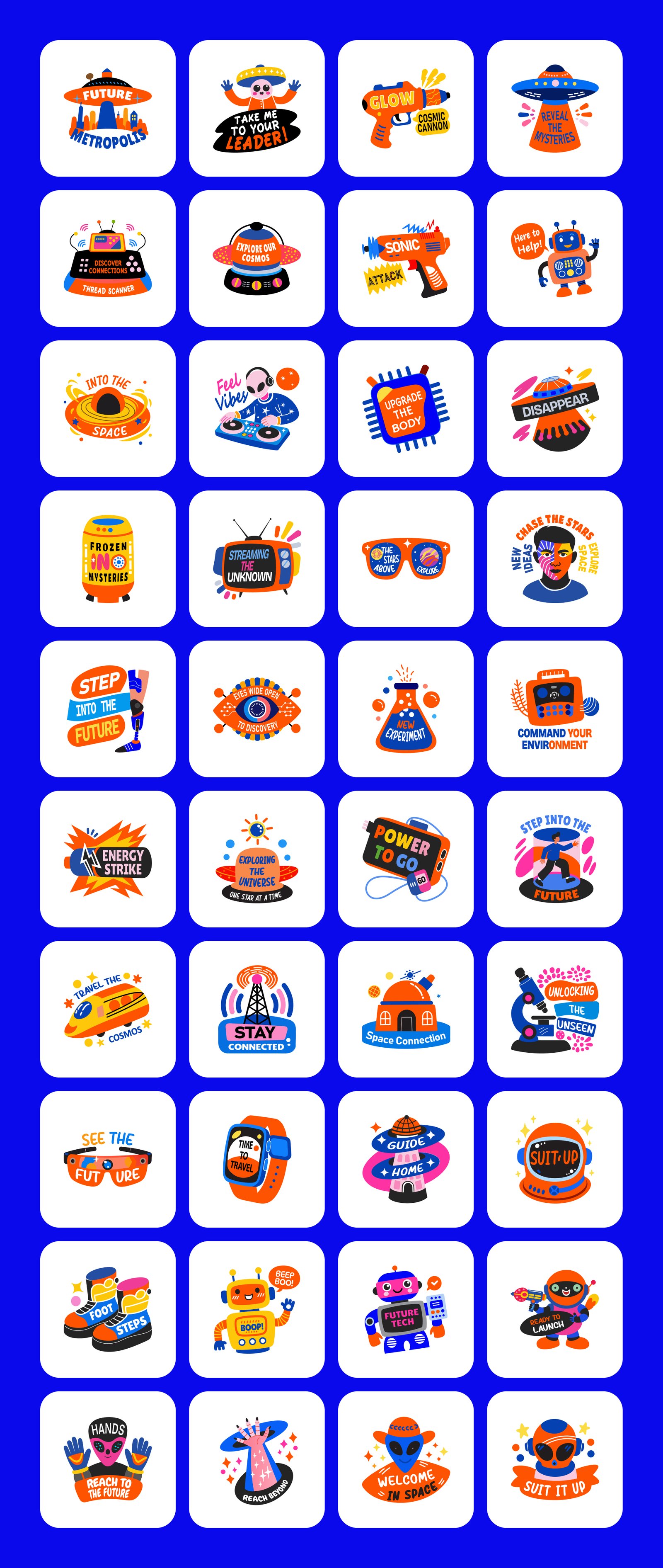 Space and Sci Fi Stickers