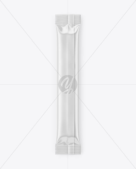 Glossy Stick Sachet Mockup