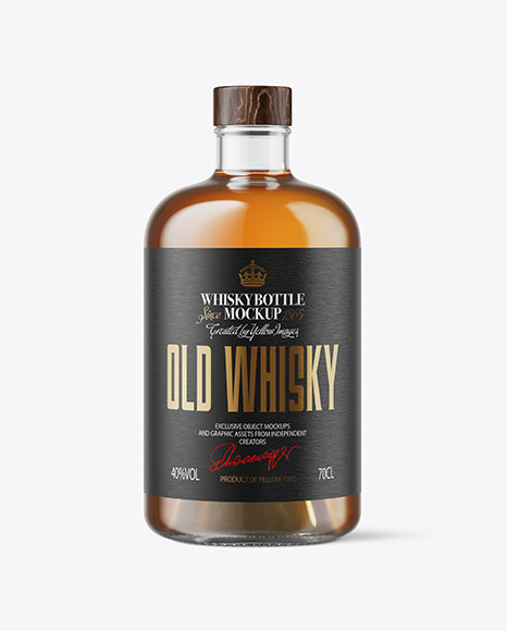 Whiskey Bottle Mockup