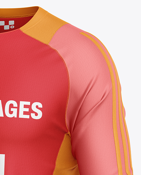 Training Long Sleeve Jersey Mockup - Half Side view