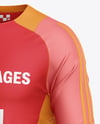 Training Long Sleeve Jersey Mockup - Half Side view