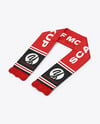 Fan Scarf Mockup - Half Side View